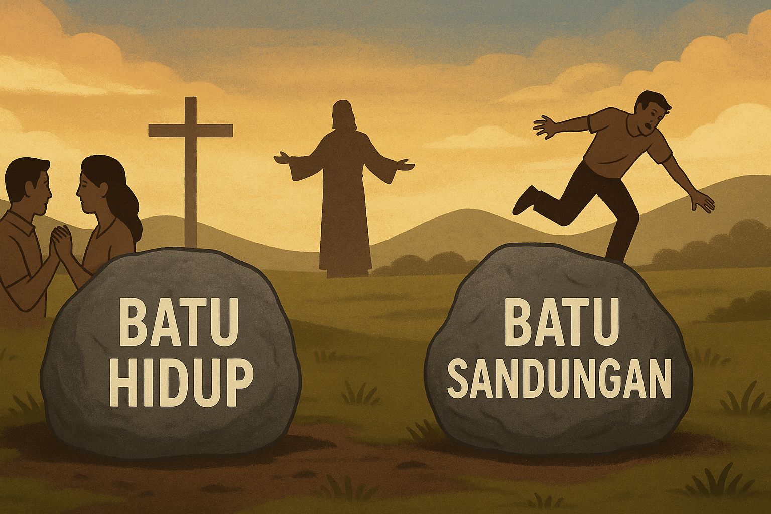 BATU HIDUP VS BATU SANDUNGAN