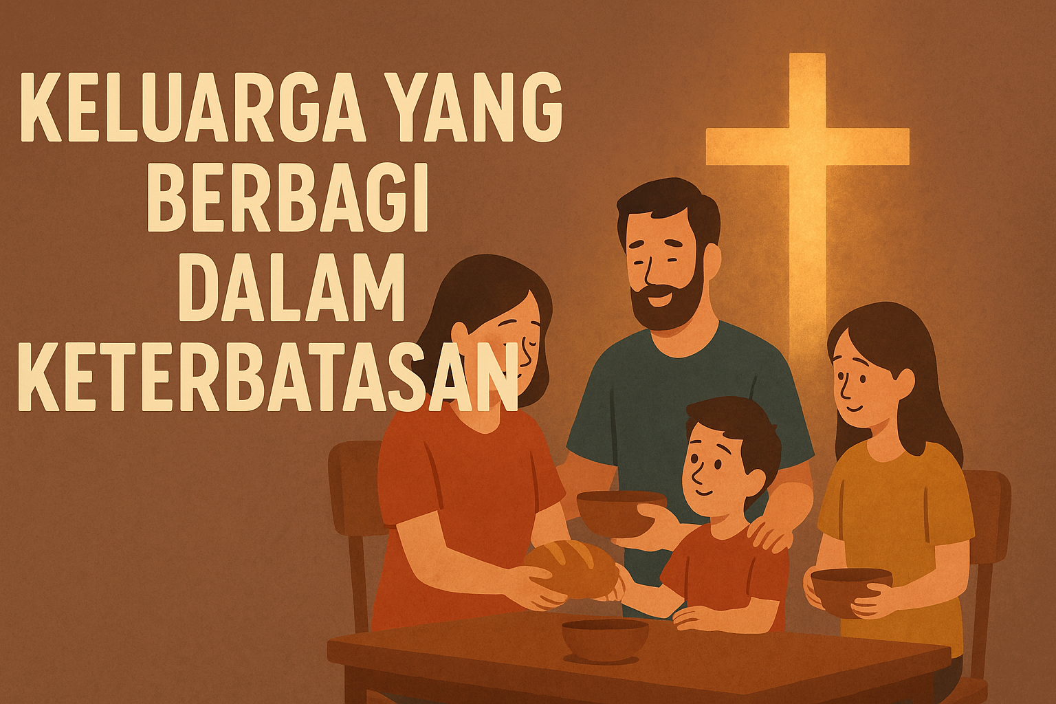 KELUARGA YANG BERBAGI DALAM KETERBATASAN