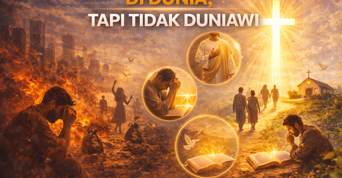 DI DUNIA, TAPI TIDAK DUNIAWI