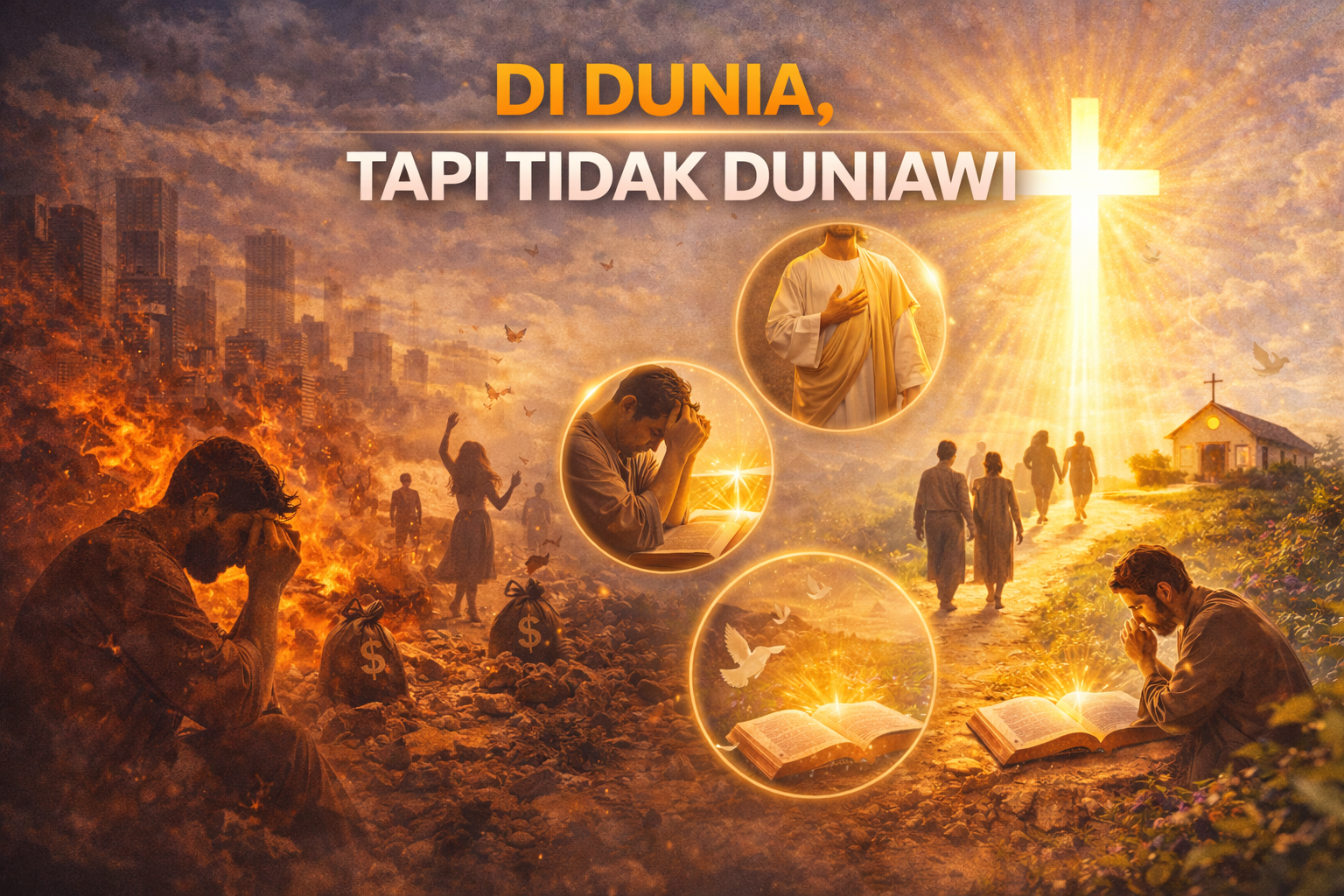 DI DUNIA, TAPI TIDAK DUNIAWI