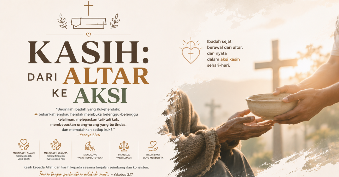 KASIH: DARI ALTAR KE AKSI