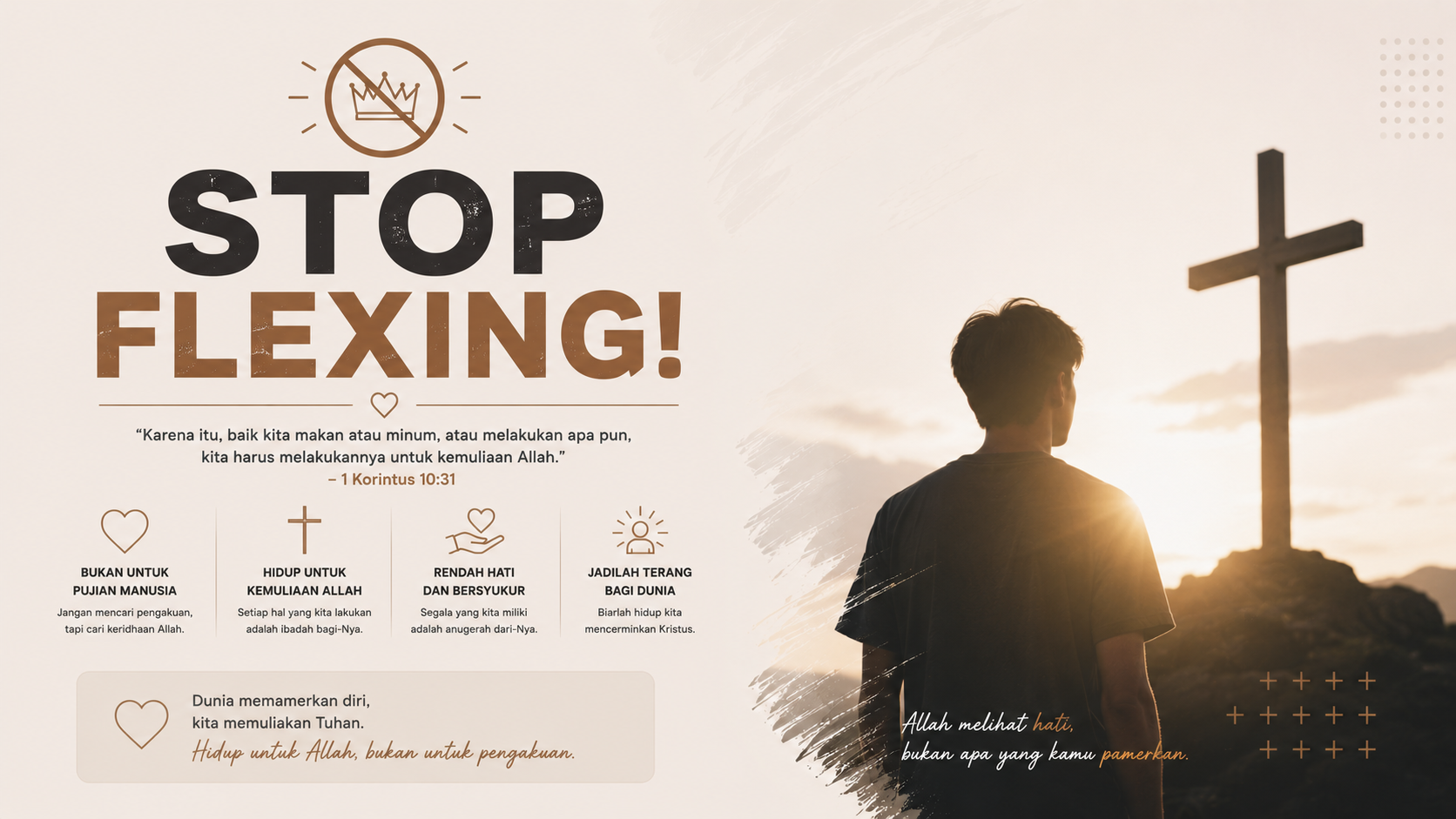 STOP FLEXING!