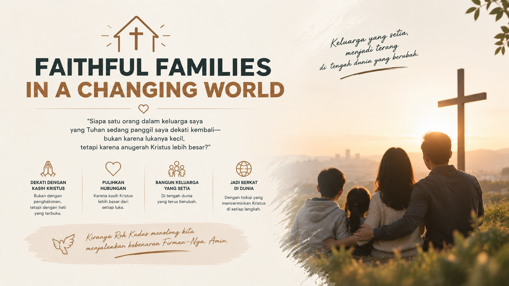 FAITHFUL FAMILIES IN A CHANGING WORLD